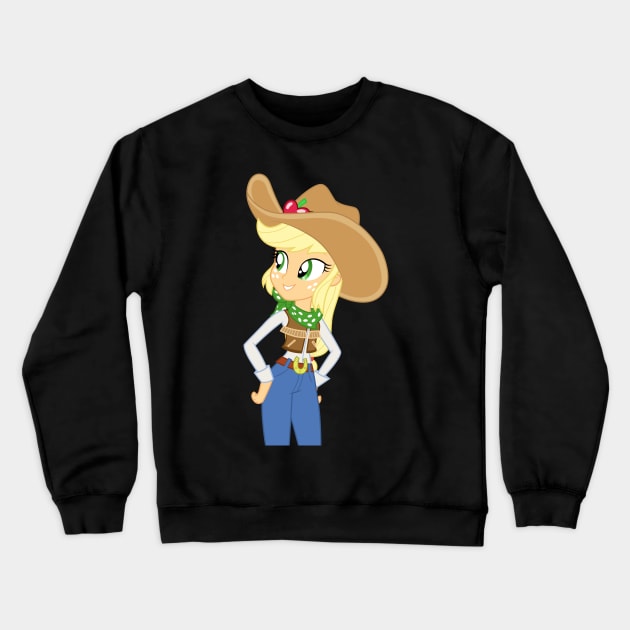 Cowgirl Applejack Crewneck Sweatshirt by CloudyGlow